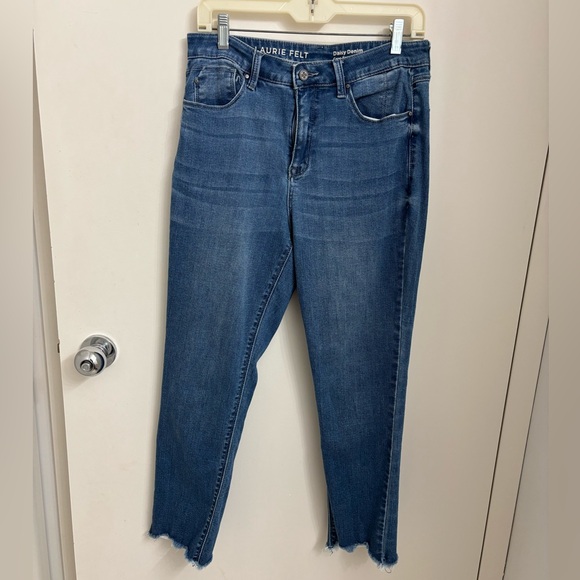 Laurie Felt Denim - Laurie Felt cropped jeans with cutoff-style hems